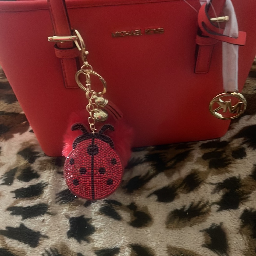 Michael Kors Jet Set Travel XS TZ Tote Bag free key chain - Picture 11 of 11